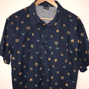 Brand new The legend of Zelda button-down